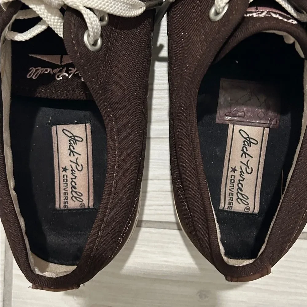 Very Rare Converse Jack Purcell Sneakers Brown Low Top Sneakers Size 8